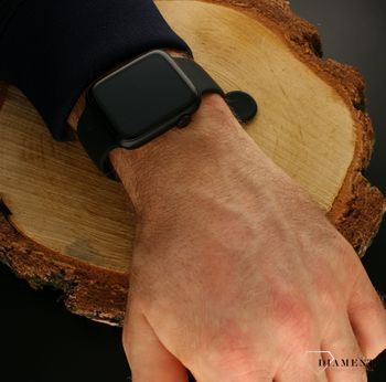 Smartwatch damski  HD7 na czarnym pasku silikonowym z funkcją wykonywania połączeń ⌚ z bluetooth 📲 Rozmowy przez zegarek  ✓Autoryzowany sklep. ✓Grawer 0zł ✓Gratis Kurier 24h ✓Zwrot 30 dni ✓Gwarancja najniższej ceny ✓Negocjacj (1).jpg